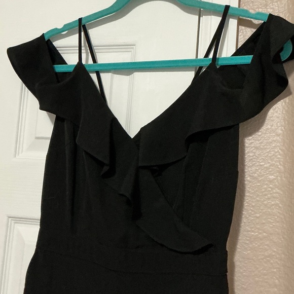 Xhilaration Black Off-Shoulder Jumpsuit - Picture 2 of 7